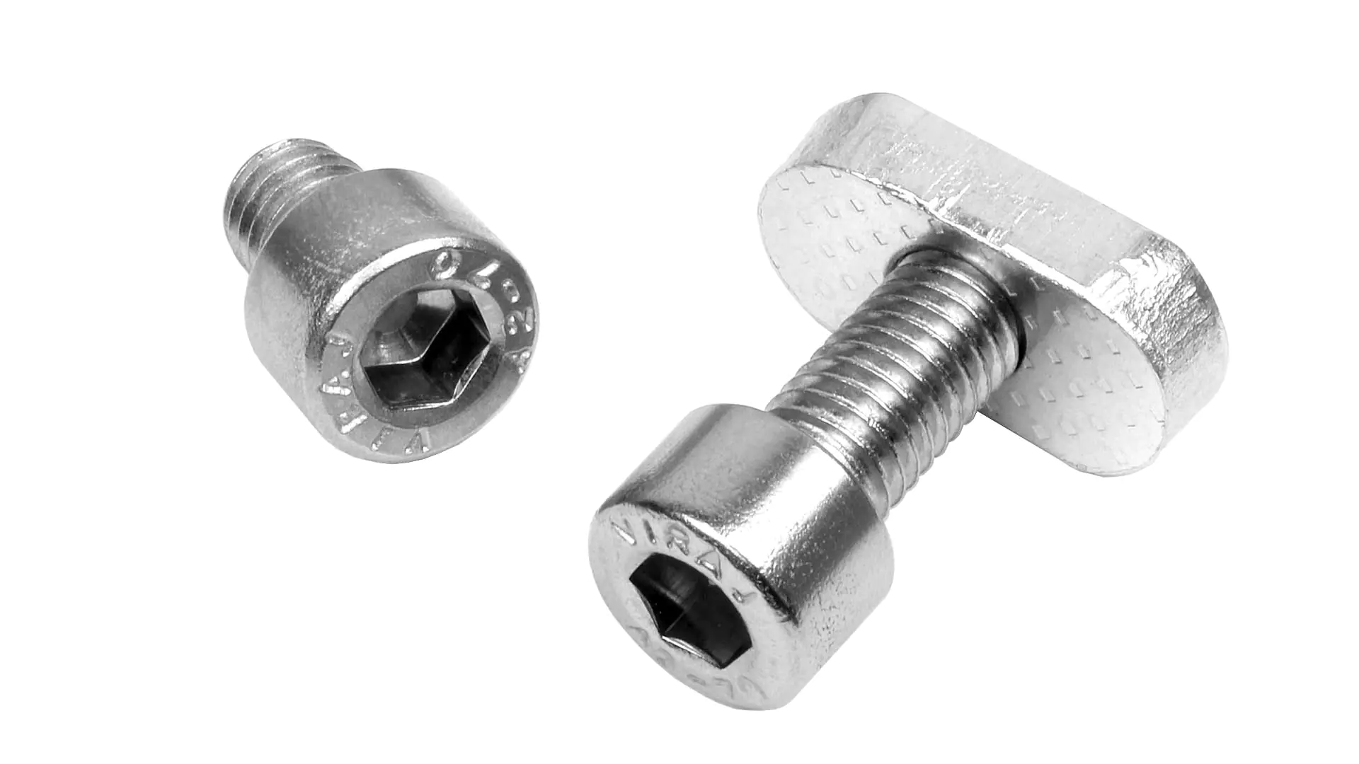 Set: Slide Nut with thread M8 - Socket Head Screw M8x10 - Socket Head Screw M8x20 Set: Slide Nut with thread M8 - Socket Head Screw M8x10 - Socket Head Screw M8x20