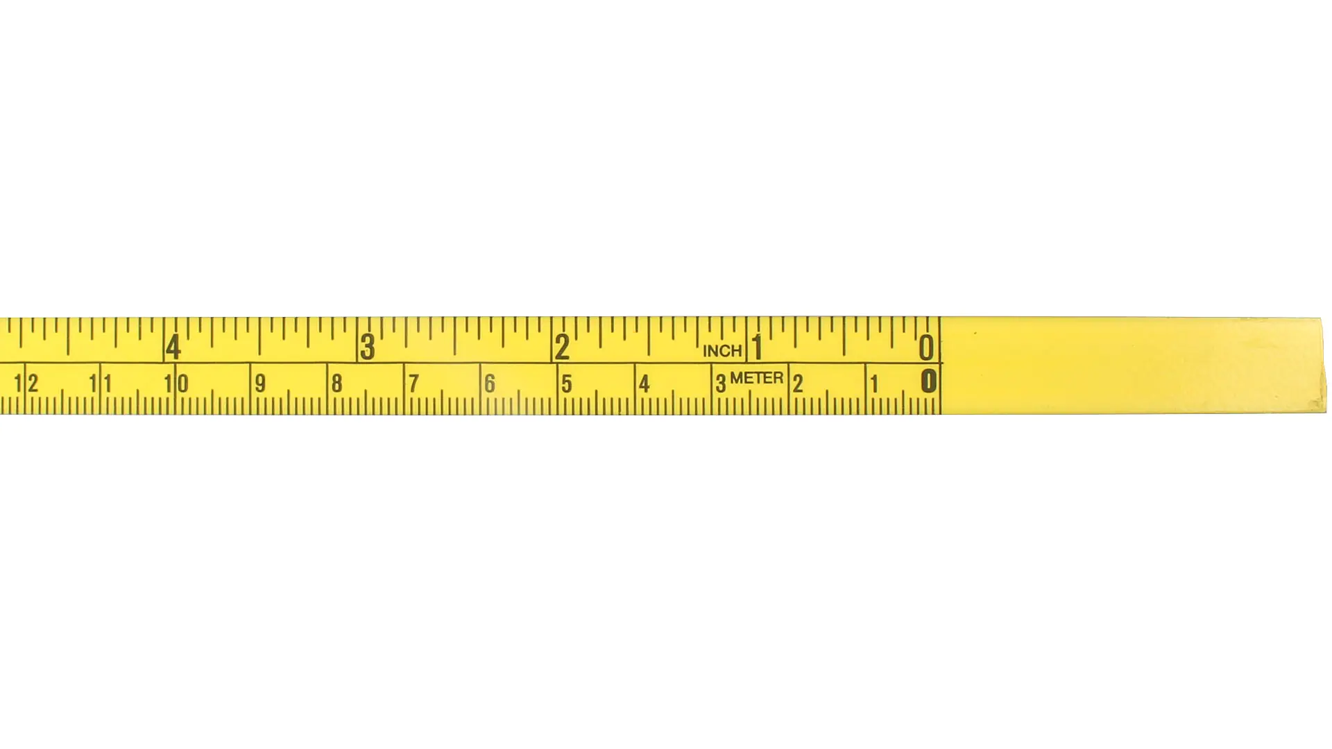 Steel measuring tape, self-adhesive