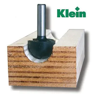 Core Box Cutters TCT D=12.7mm B=10mm L=38mm R=6.4mm S=8mm KLEIN Core Box Cutters TCT D=12.7mm B=10mm L=38mm R=6.4mm S=8mm KLEIN