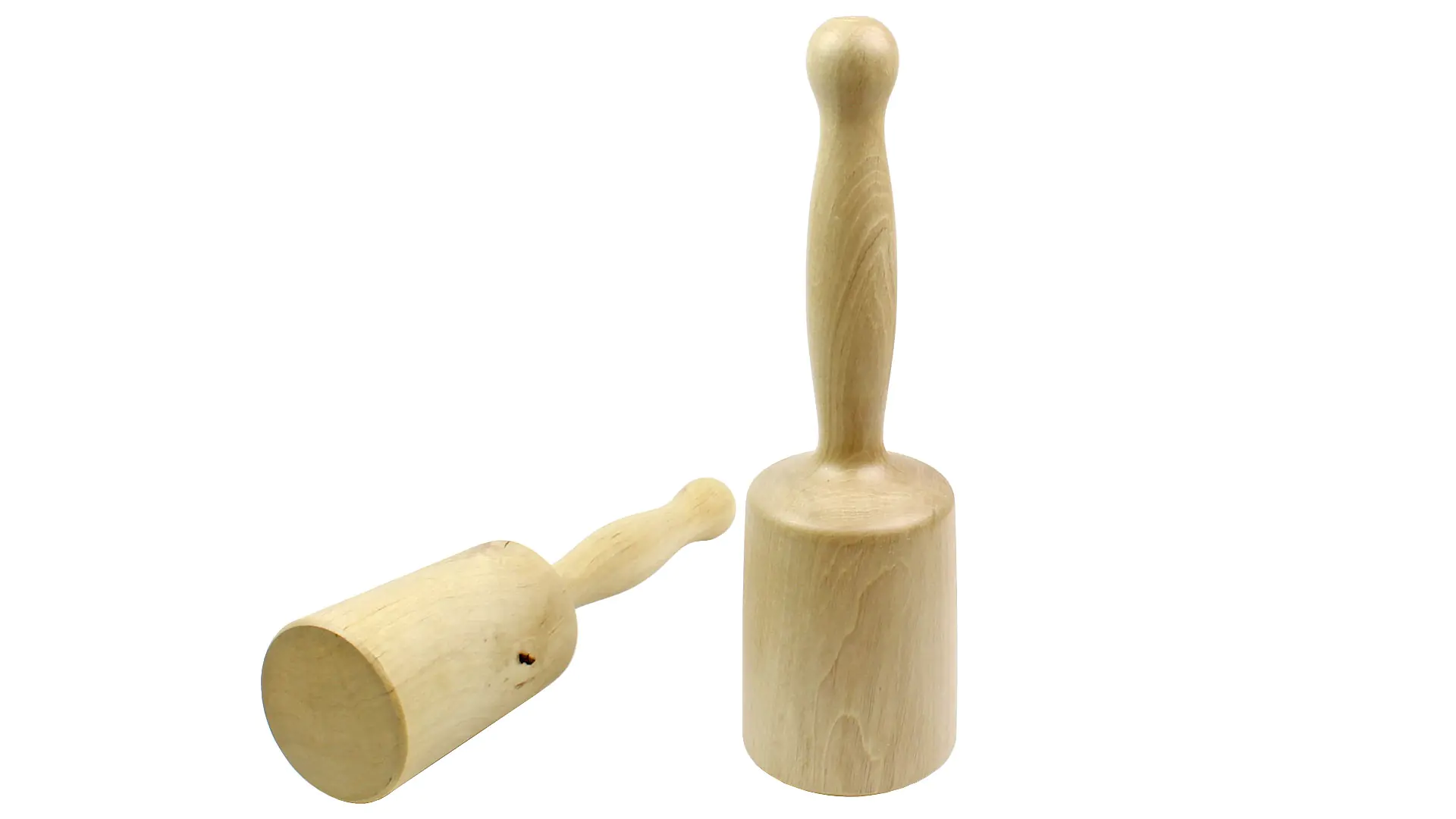 Wooden Mallet made of one Piece Hornbeam Conical Head