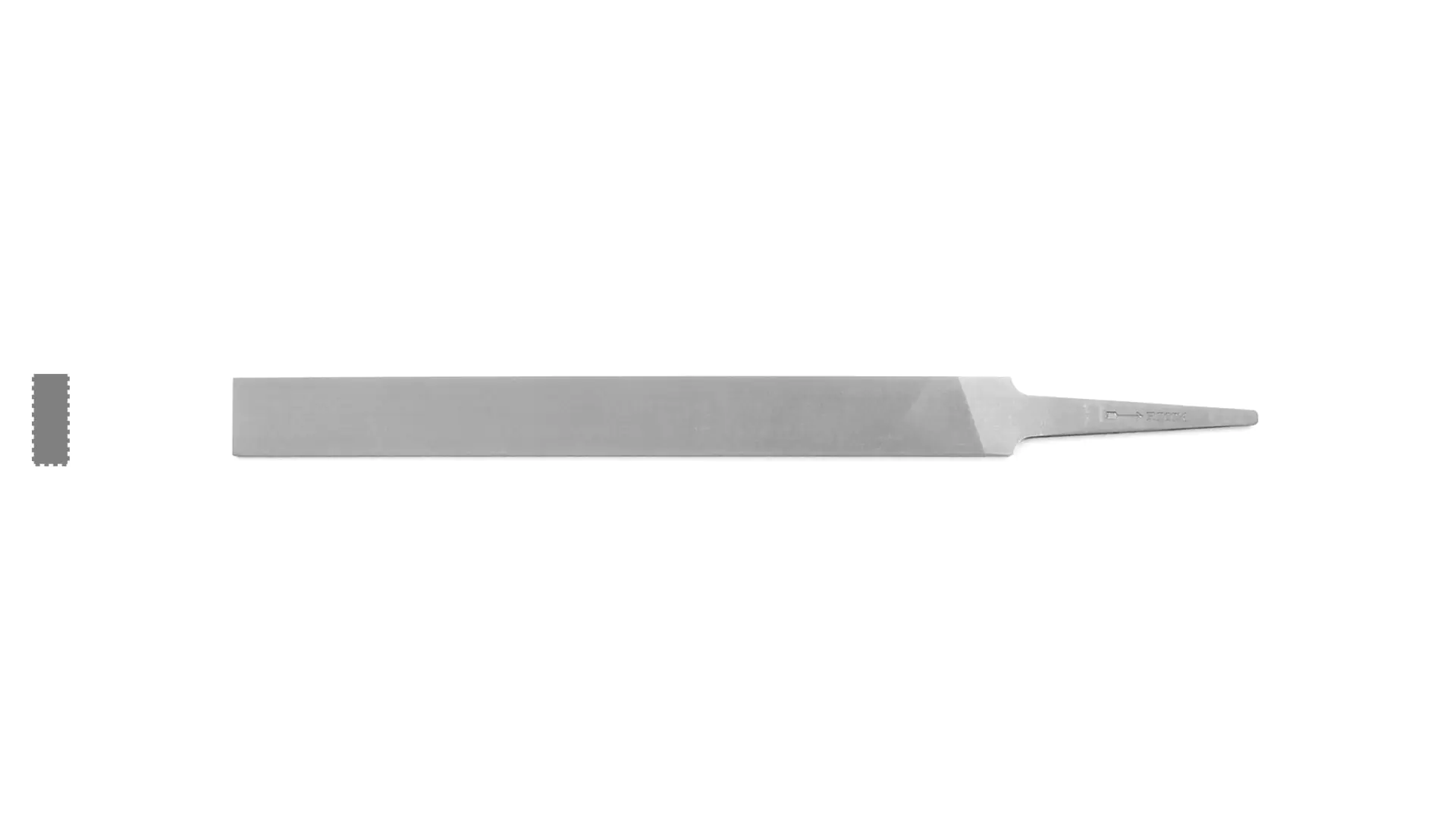 Flat blunt file