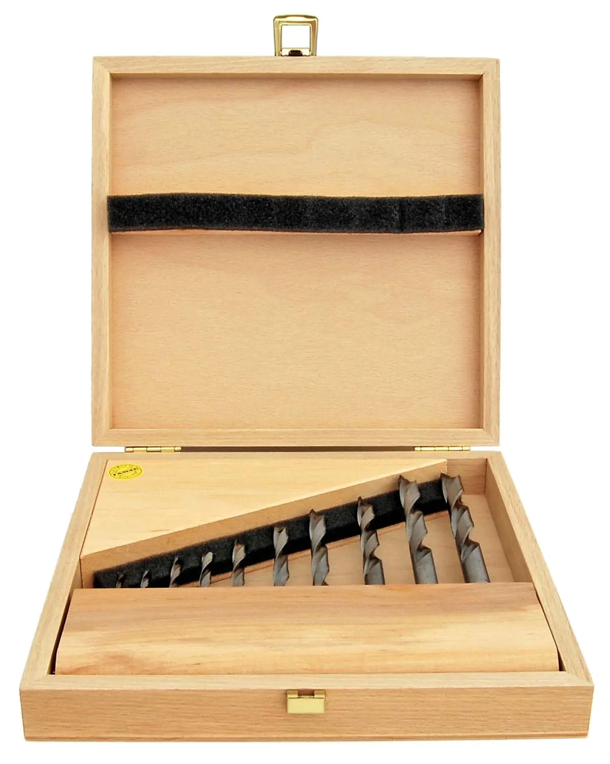 10 pc Set Brad Point Drills Carbide tipped 3-4-5-6-7-8-9-10-11-12mm Serie1593 FAMAG