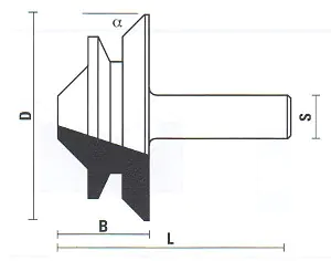 Miter Bonding Router Bit