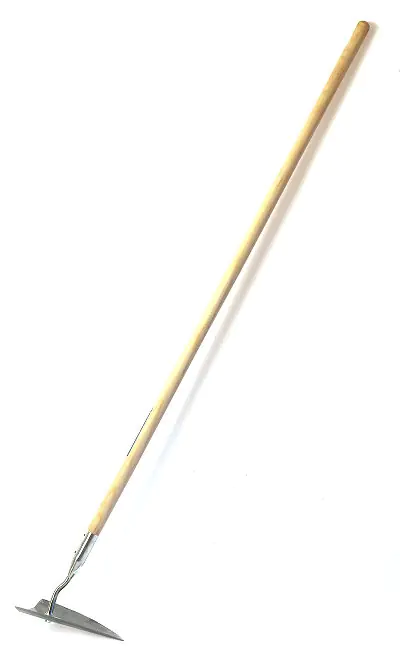 Japanese Weeder V-shaped stainless Blade Width 115 mm Blade Length 190 mm Handle Length 1350 mm