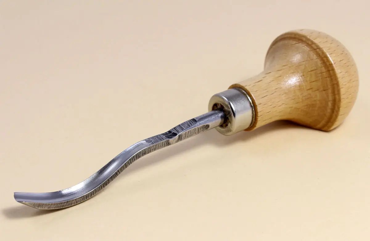 Micro Carving Tool bent Cut 7 - 5 mm STUBAI