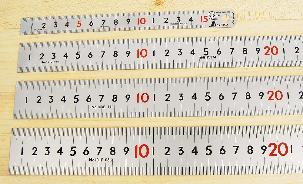 Steel Rule stainless 100 mm (Total 120 x 15 x 0.5 mm) Pick-up SHINWA Steel Rule stainless 100 mm (Total 120 x 15 x 0.5 mm) Pick-up SHINWA