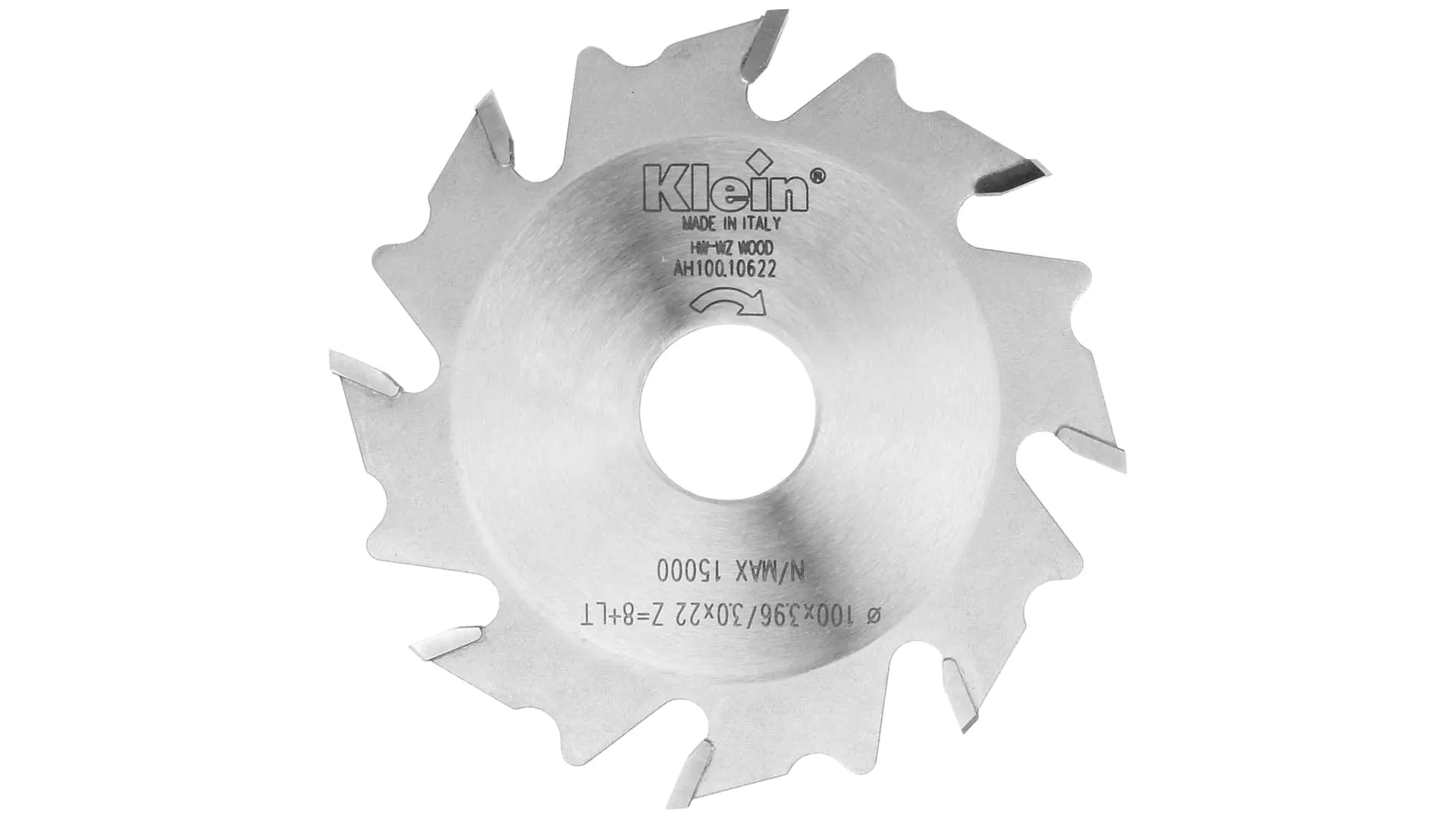 Bisquit Groove Cutter TC D=100mm d=22mm B=4mm Z=8 KLEIN Bisquit Groove Cutter TC D=100mm d=22mm B=4mm Z=8 KLEIN