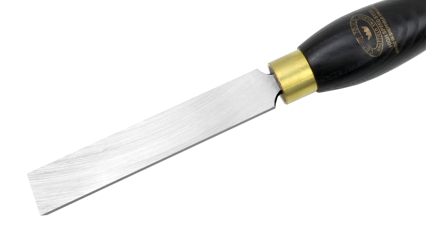 Pro-PM Square End Scraper 19 mm with Black Ash Handle 317 mm CROWN