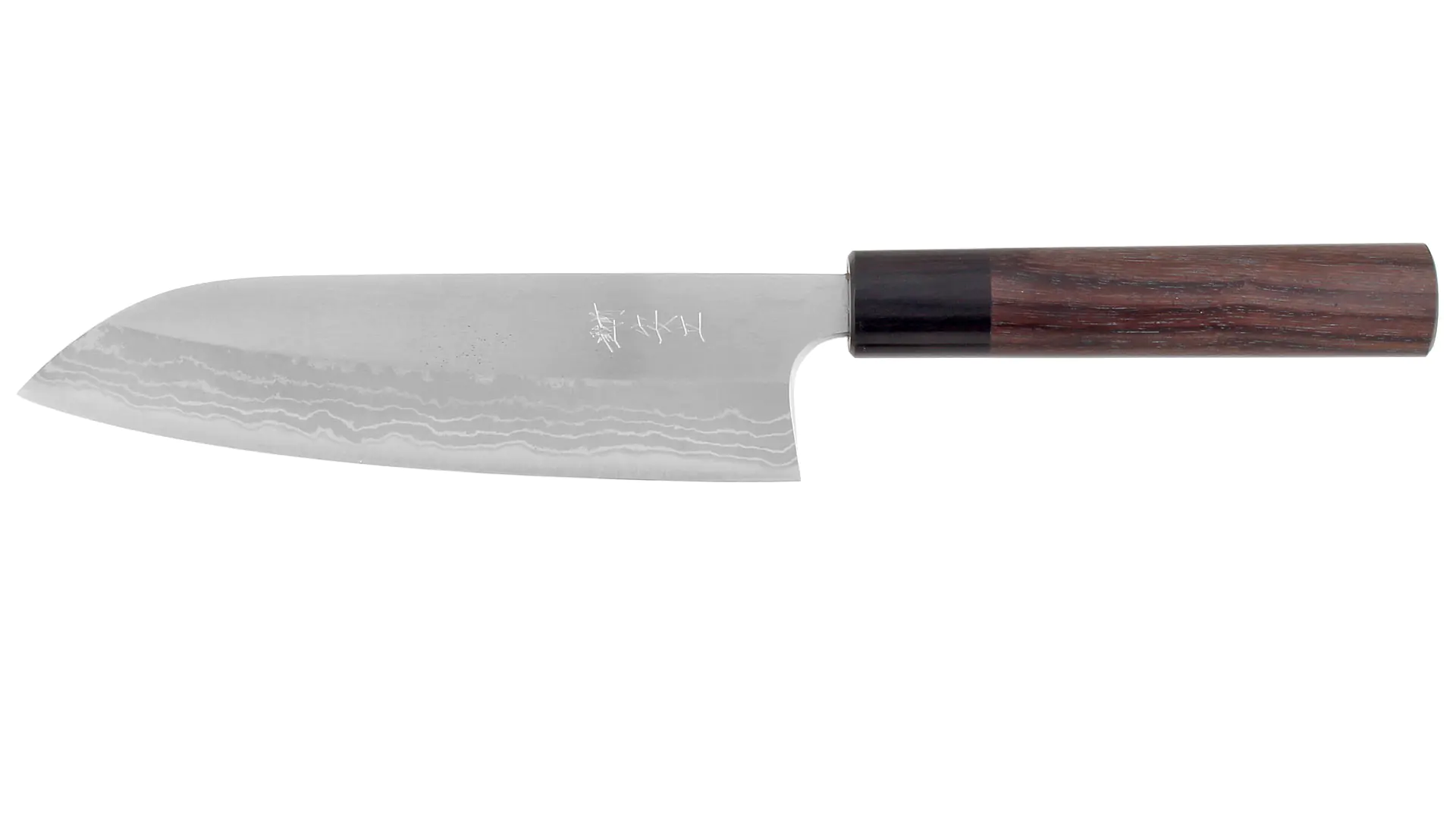 Santoku - All Purpose Knife White Steel Blade 165mm KITAOKA SERIES by KATSUSHIGE ANRYU