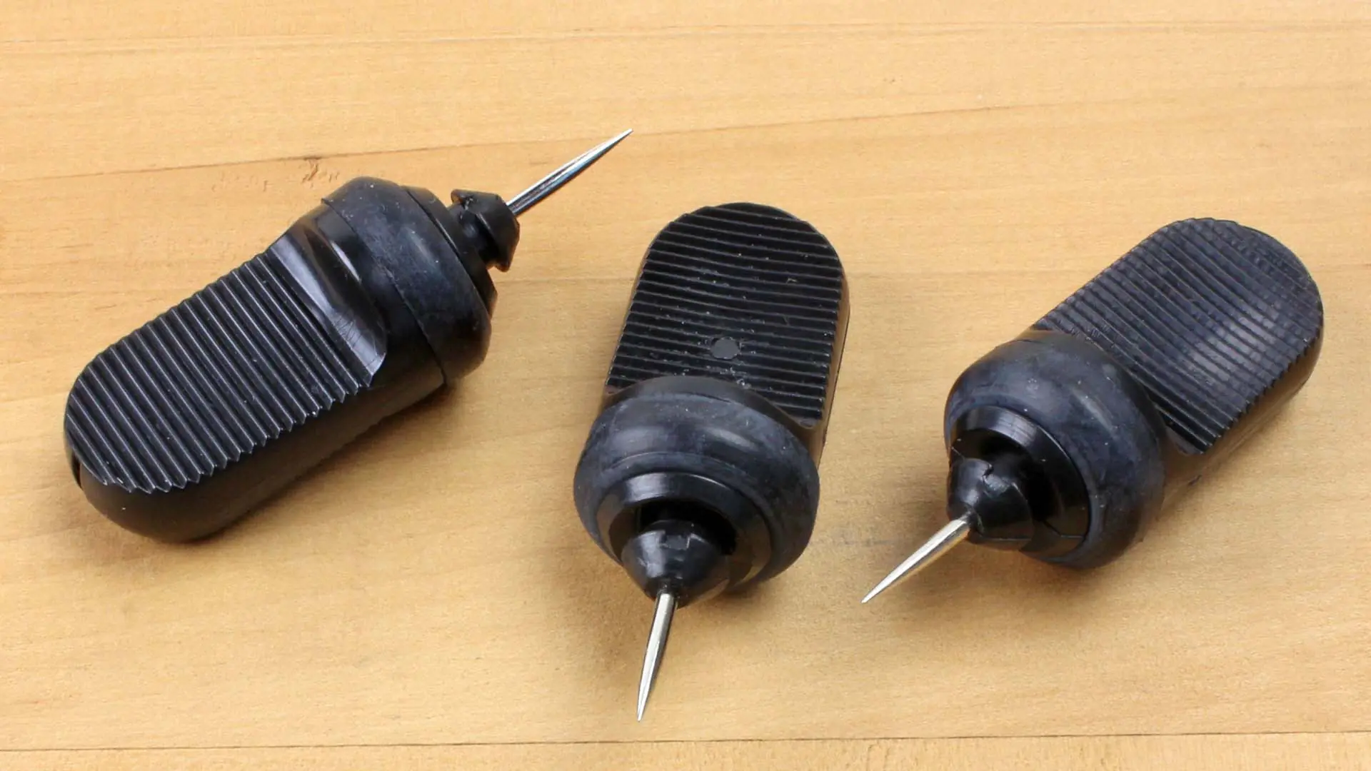3 Pc Set Anchor Pin Mini Black for Chalk and Ink Line Marker SHINWA