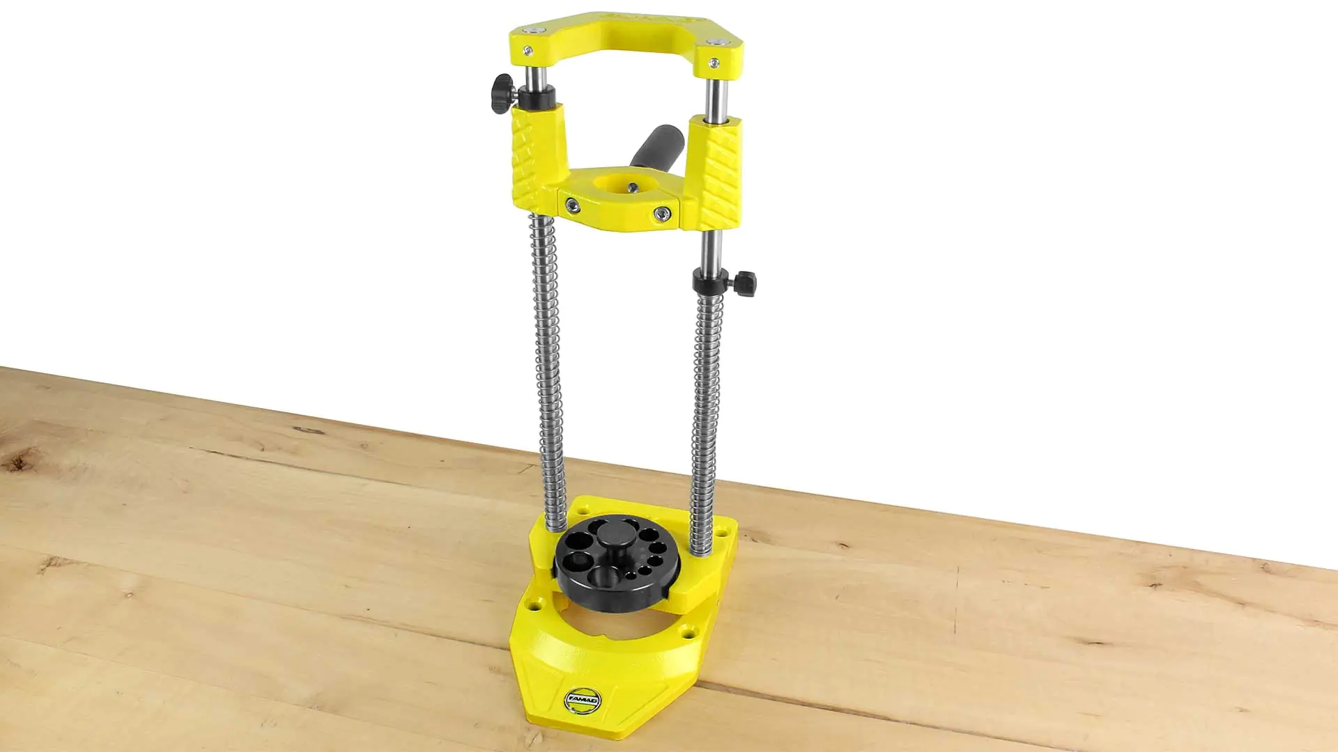Drilling Jig max. hole depth 190 mm with return spring, clamping elements, drill bushing plate FAMAG