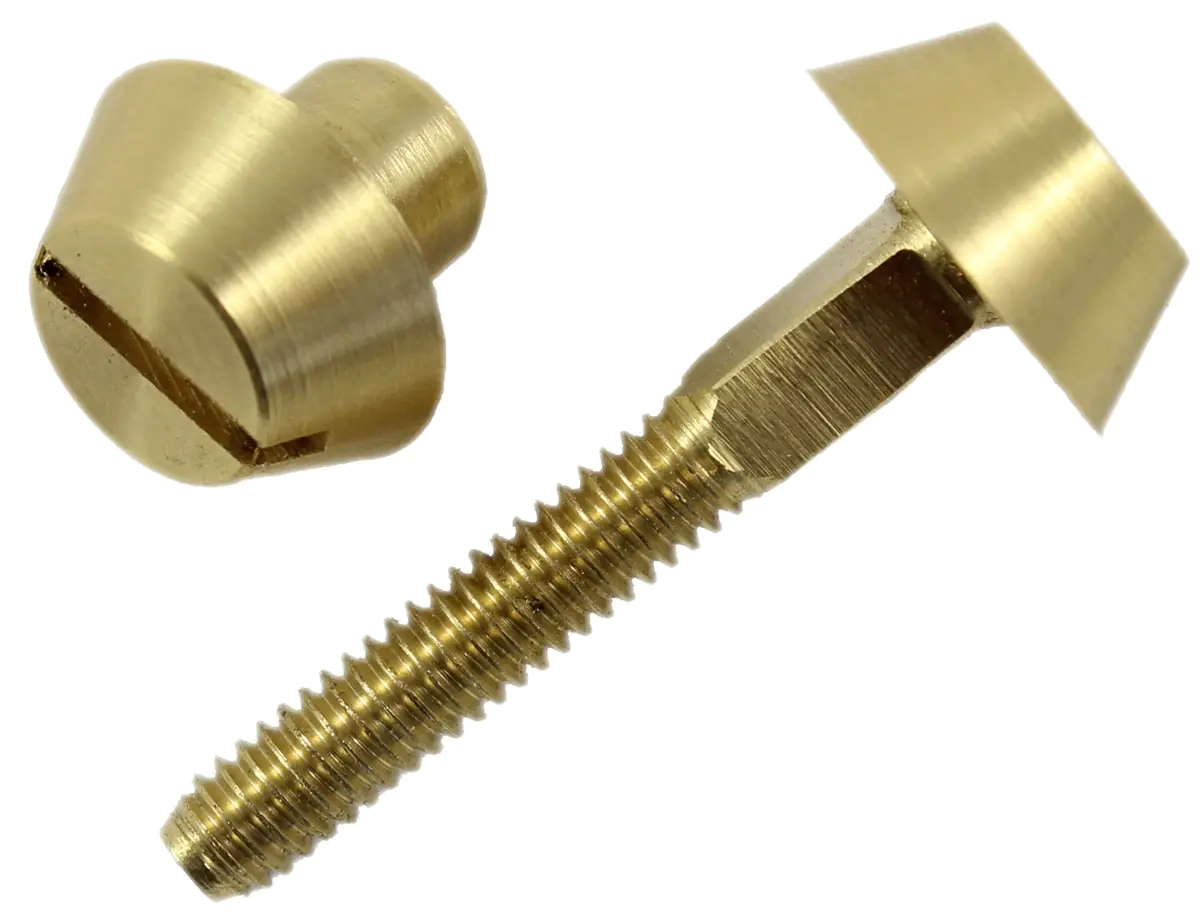 Set of Screws with Truncated Cone Heads