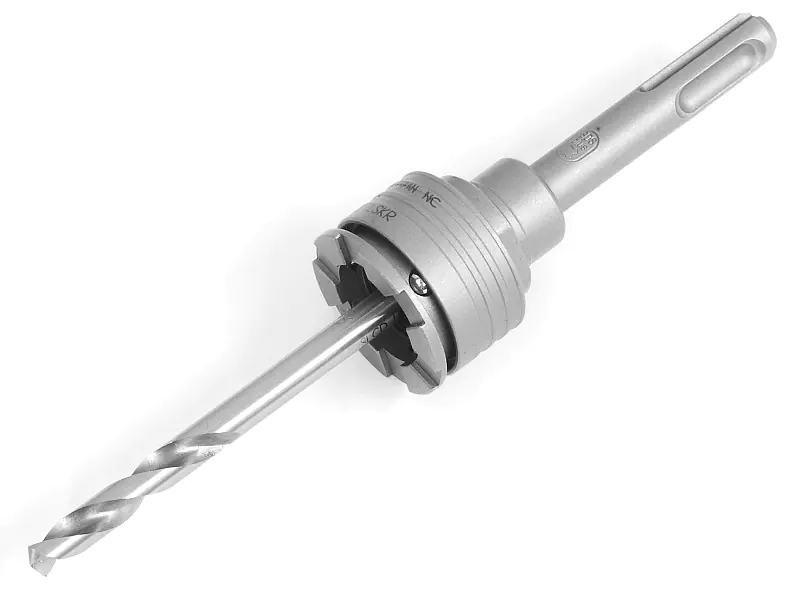 SDS-plus Shank with Center Drill and Plug Ejector Pin for S-Lock Core Bit Cutters 20-65mm MIYANAGA