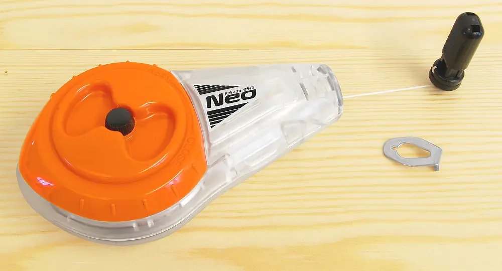 Chalk Line Marker Auto-rewinding Thin String SHINWA