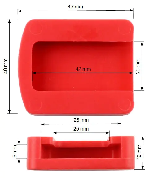 Soft Pressure Cap for JUUMA Quick Action Bar Clamps -- 1 piece packing!