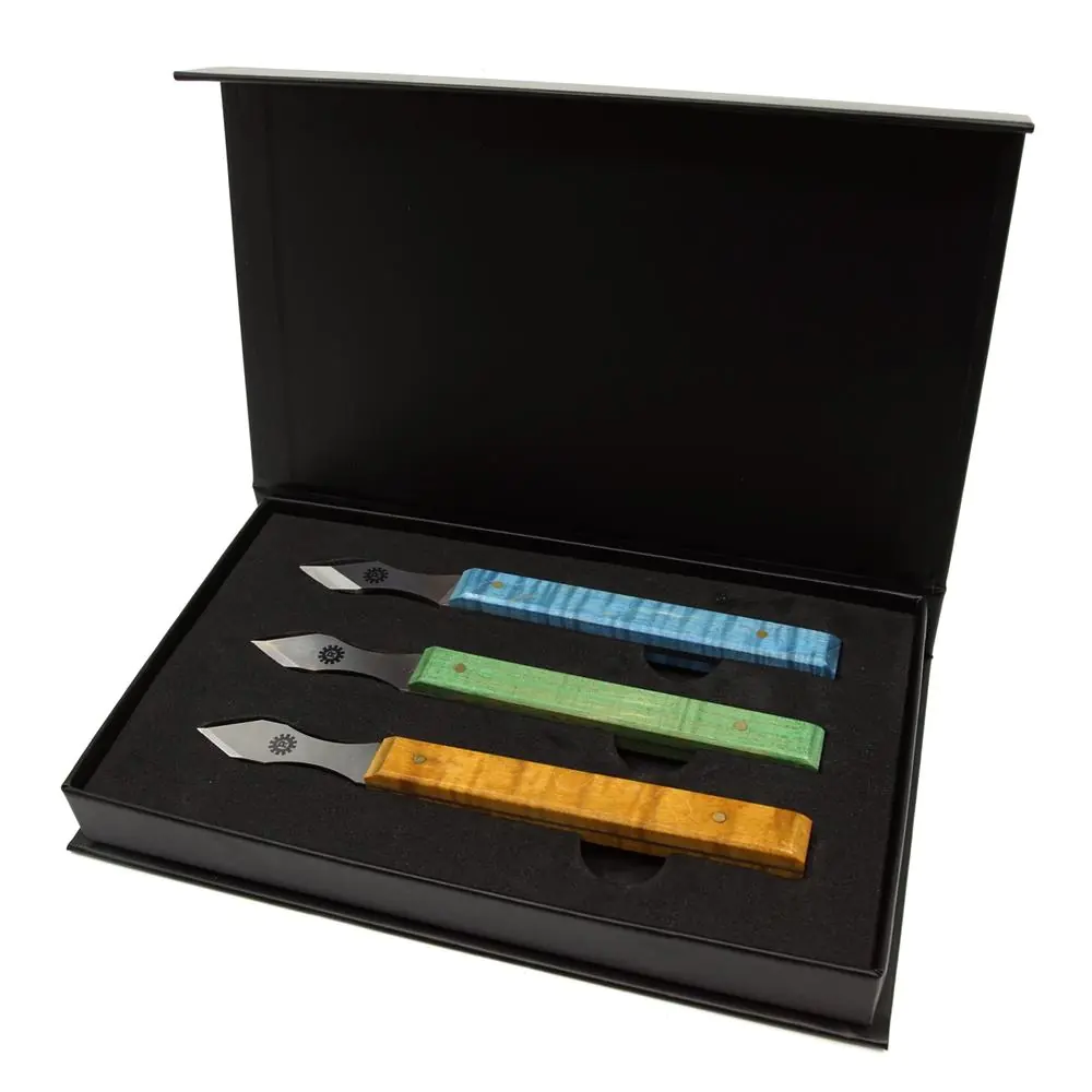 RICHTER Anniversary Set with Marking Knives 0.75 mm; 1.2 mm; 2.5 mm NAREX
