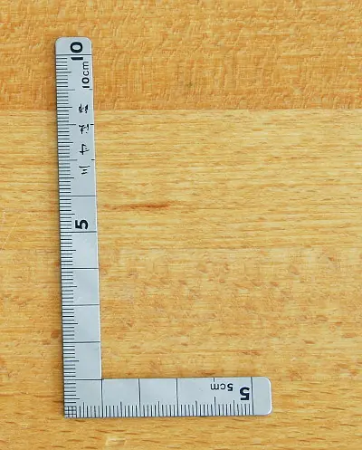 Mini Flat Square Steel 10 x 5 cm SHINWA Mini Flat Square Steel 10 x 5 cm SHINWA