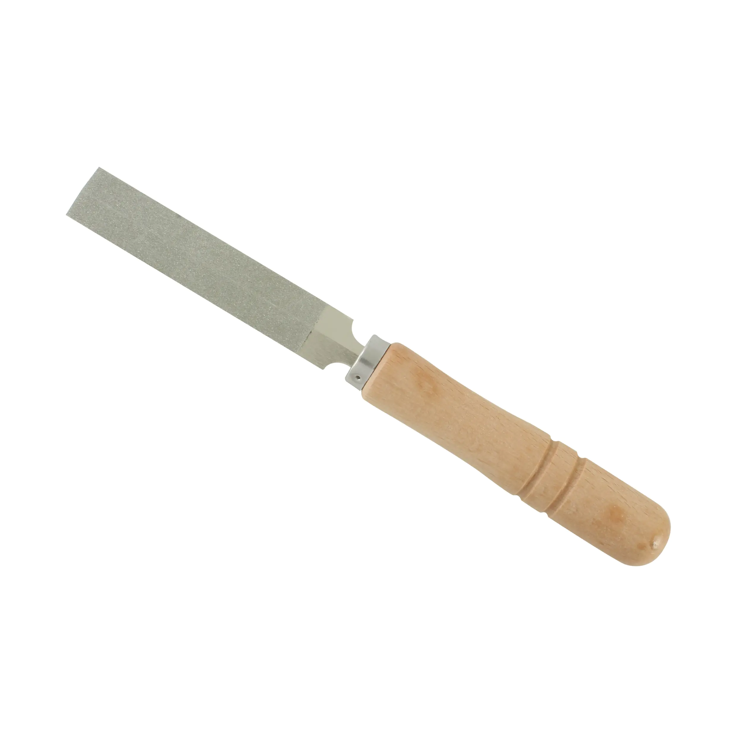 Diamond Feather Edge File double faced 100 x 20 x 3.0 mm with wooden  Handle