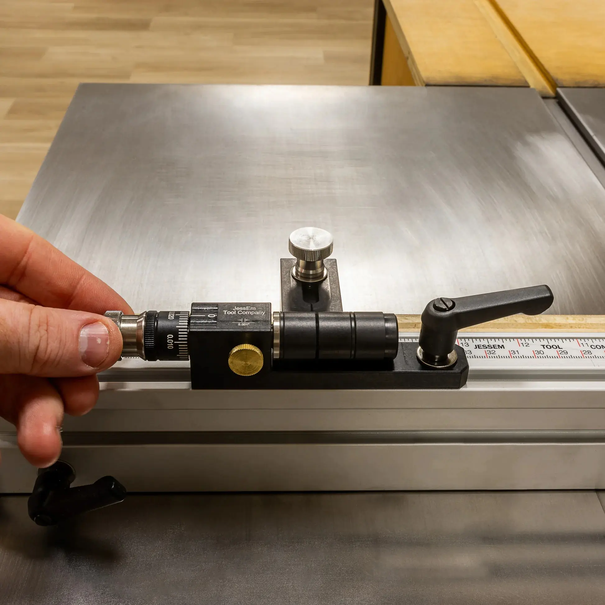 MITER EXCEL II Length Stop JESSEM with Fine Adjustment