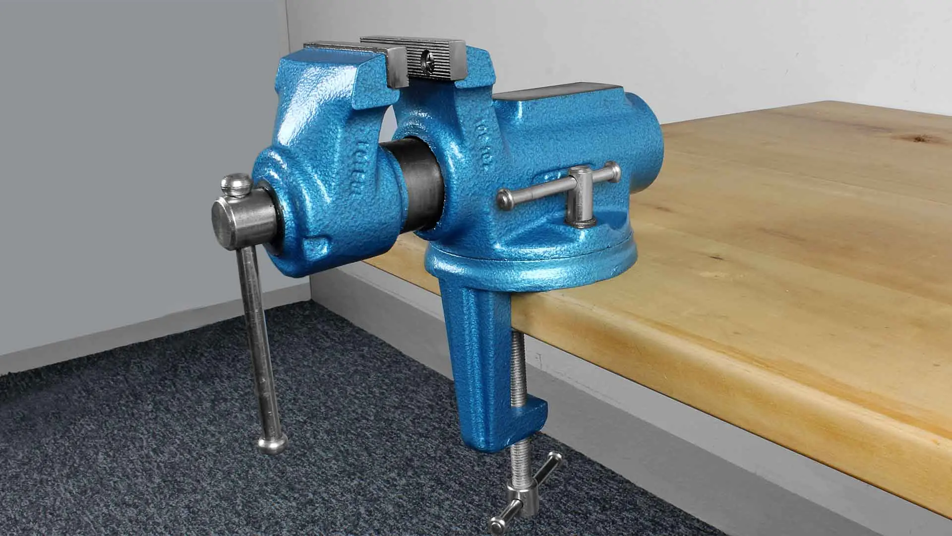 Mechanic's Bench Vice with exchangeable Steel Jaws 63 mm with table clamp YORK Handy Lux Mechanic's Bench Vice with exchangeable Steel Jaws 63 mm with table clamp YORK Handy Lux