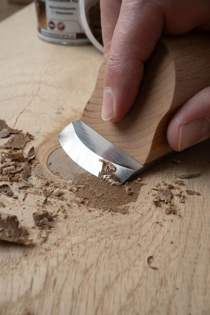 Hand plane with curved blade KIRSCHEN