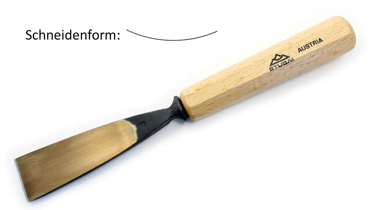 Gouge straight Cut 3 - 6mm STUBAI kaufen - Stubai carving tools - Feine ...
