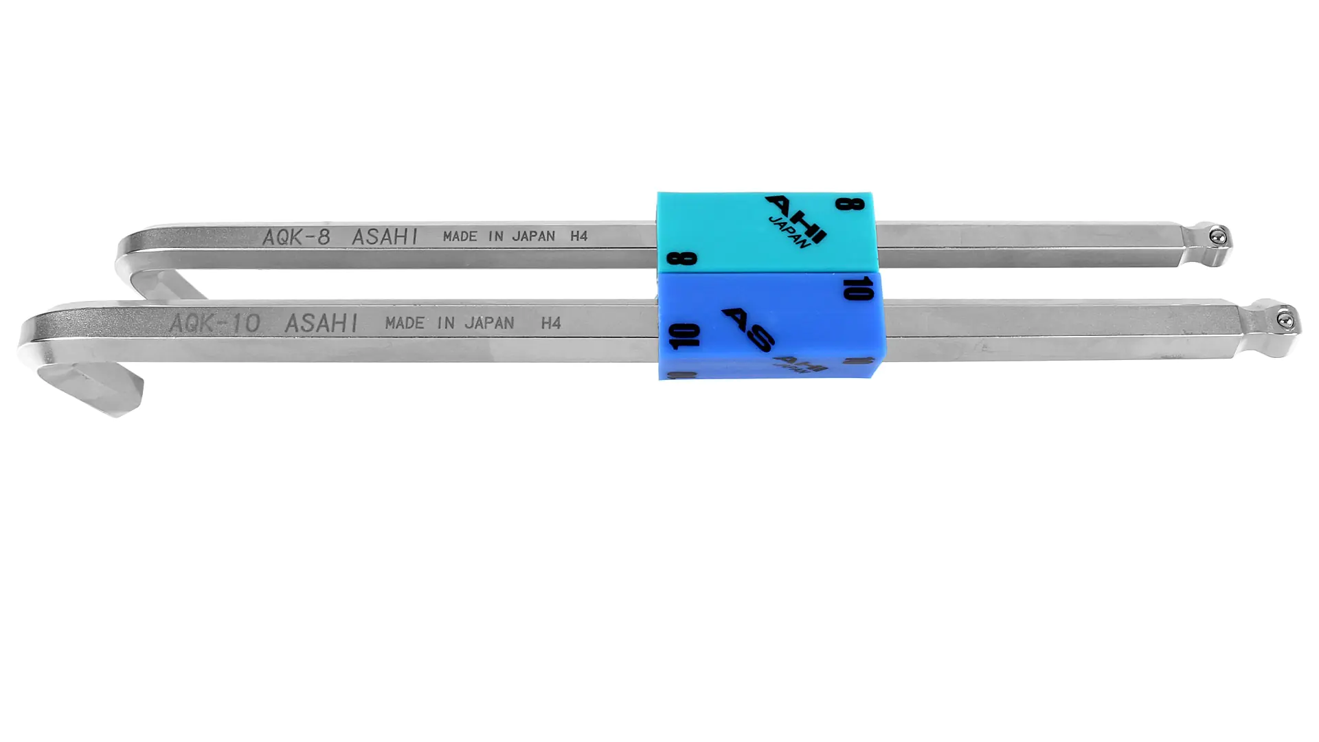 ASAHI angle wrench with screw-holding function and angle wrench holder