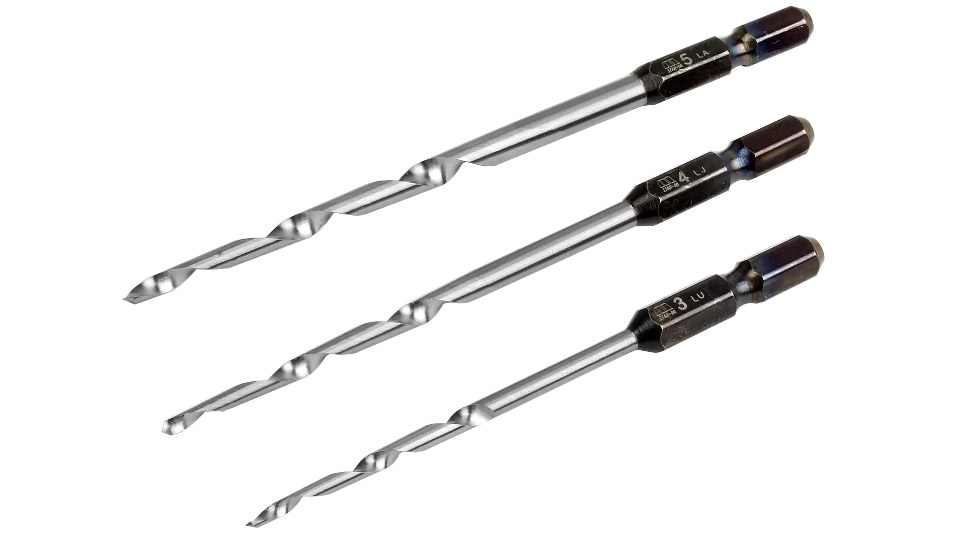 Set Tapered Drill Bits 3 - 4 - 5 mm