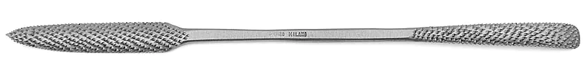 Riffler File Bird's Tongue Blunt/Bird's Tongue Pointed MILANI
