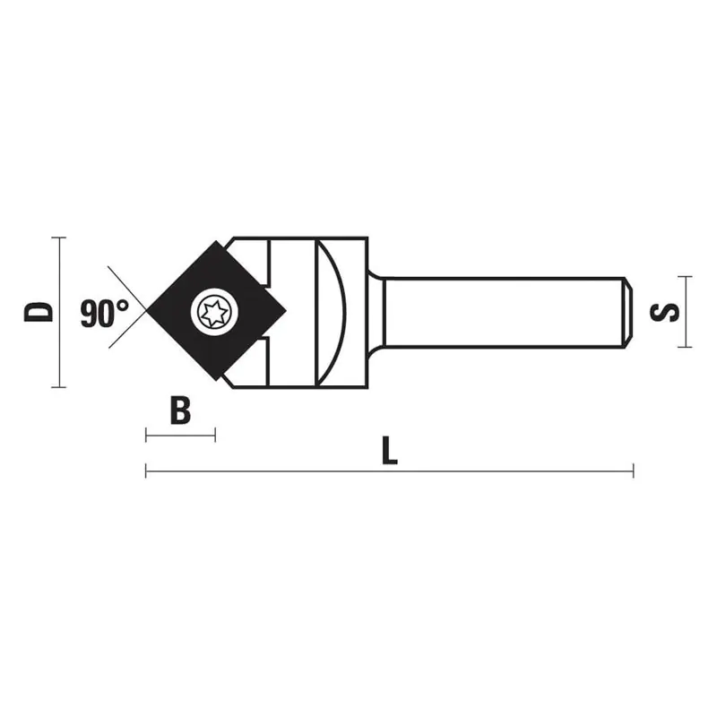 HW Indexable Inserts - Lettering Cutter Z1 Shank 12mm SISTEMI HW Indexable Inserts - Lettering Cutter Z1 Shank 12mm SISTEMI