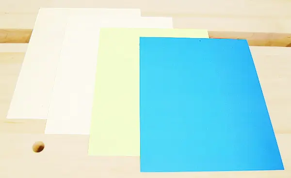 Diamond Lapping Film sheet size 230 x 280 mm, with self-adhesive backing