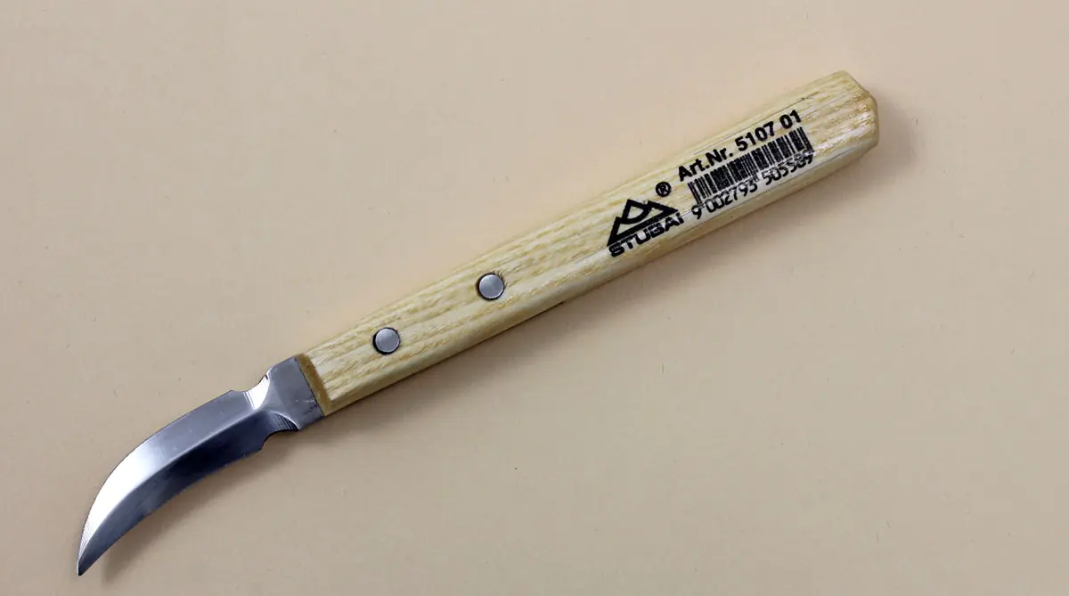 Chip Carving Knife - cuts on both sides STUBAI