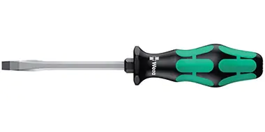 WERA Slotted Screwdriver 334SK Kraftform Plus Series 300 Lasertip