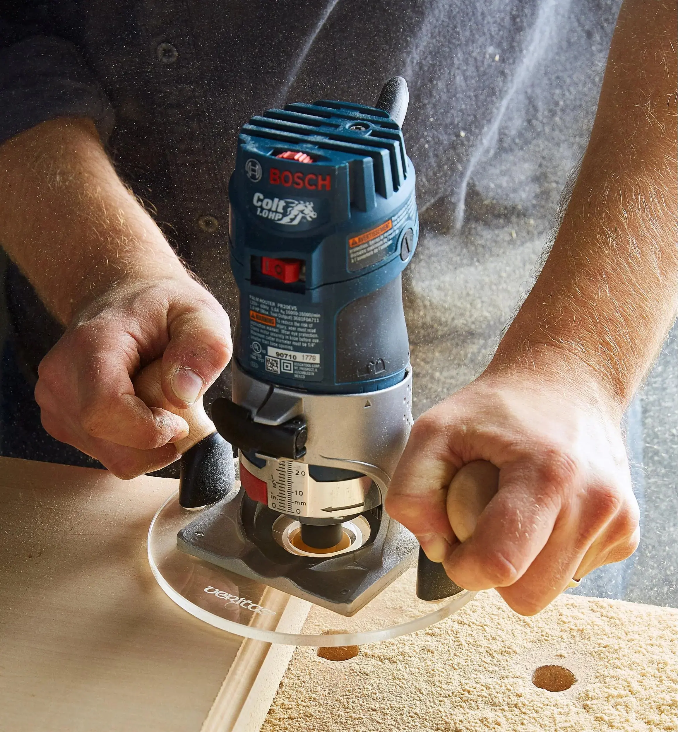 Handles for Compact Router Base Plate VERITAS Handles for Compact Router Base Plate VERITAS