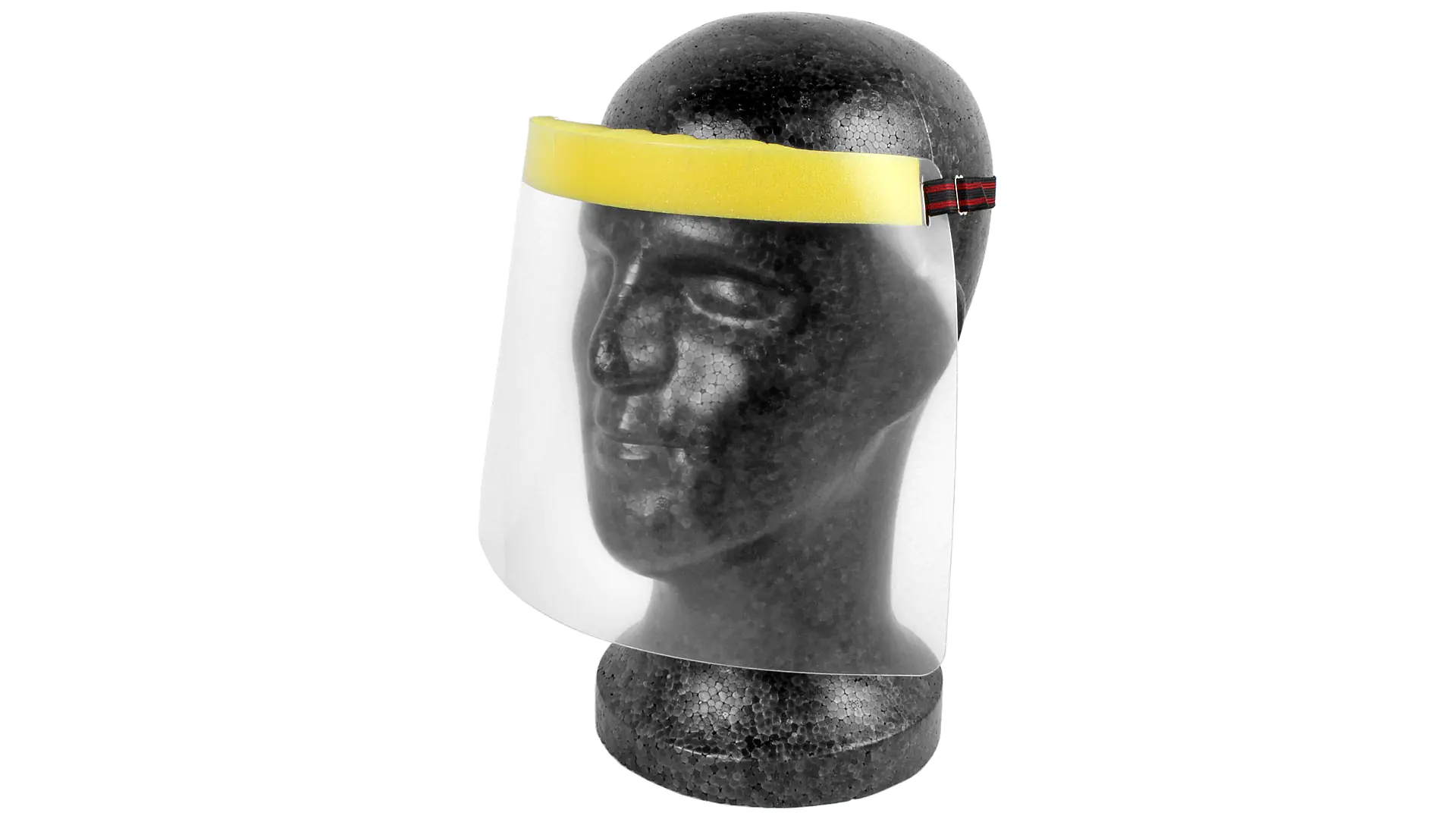 Face Shield, mirror size 200x280mm, PET with adjustable strap