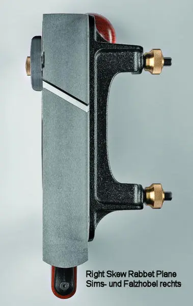 Left-Hand Skew Rabbet Plane PM-V11 Tool Steel Blade Width 1-5/8 inch (41 mm) VERITAS Left-Hand Skew Rabbet Plane PM-V11 Tool Steel Blade Width 1-5/8 inch (41 mm) VERITAS