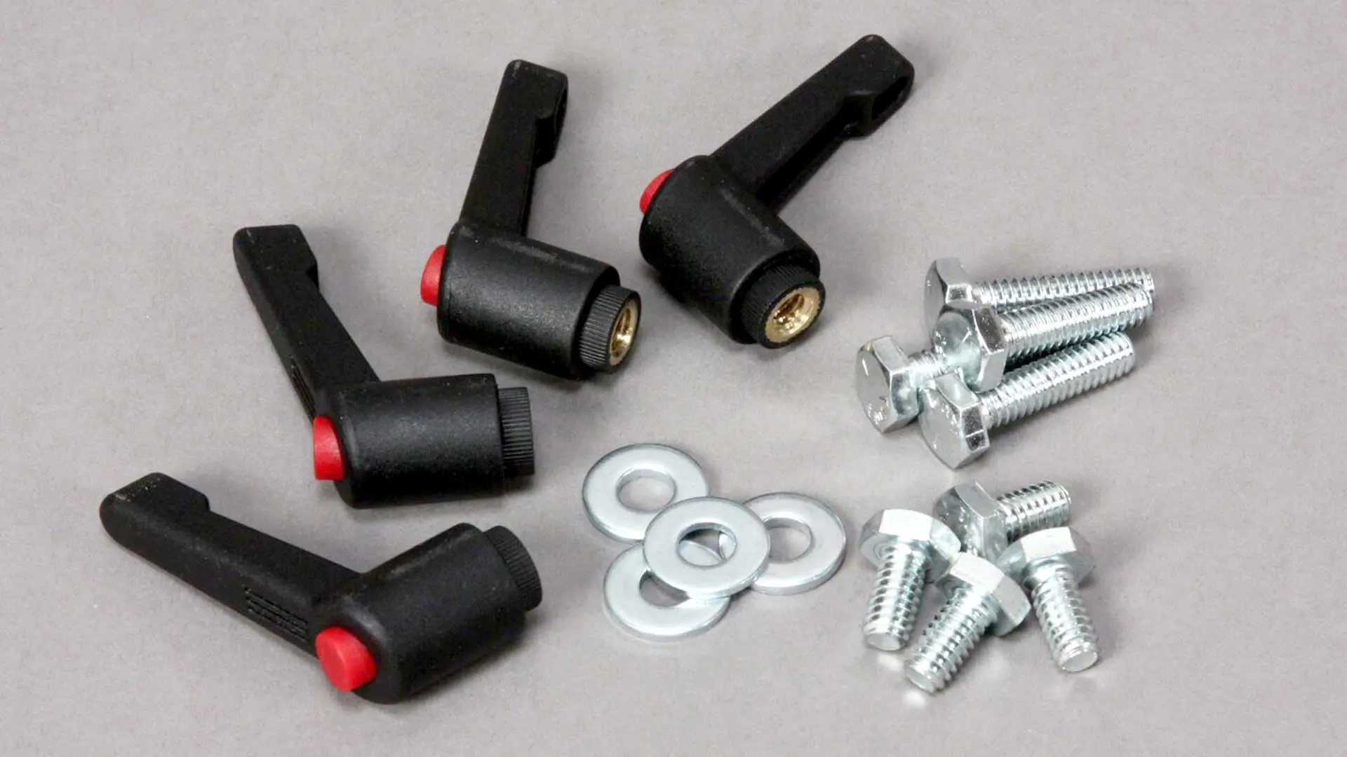 INCRA Build-It Set of 4 Ratchet Lever Knobs with Bolts and Washers