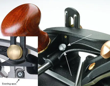Left-Hand Skew Rabbet Plane PM-V11 Tool Steel Blade Width 1-5/8 inch (41 mm) VERITAS Left-Hand Skew Rabbet Plane PM-V11 Tool Steel Blade Width 1-5/8 inch (41 mm) VERITAS