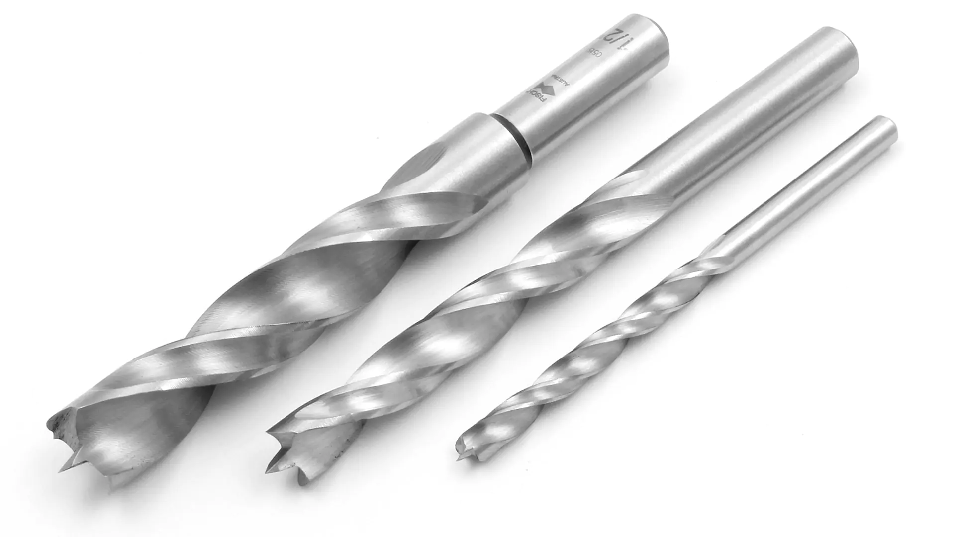 Wood Spiral Drill Bits in Inch Sizes - Professional Version FISCH Wood Spiral Drill Bits in Inch Sizes - Professional Version FISCH