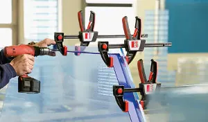 One Handed Quick Action Bar Clamp EZS Opening 150 mm BESSEY One Handed Quick Action Bar Clamp EZS Opening 150 mm BESSEY