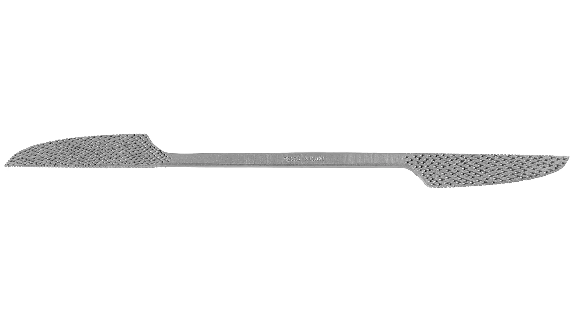 Riffler Rasp 25cm Cut 3 round on both Sides Hand cut
