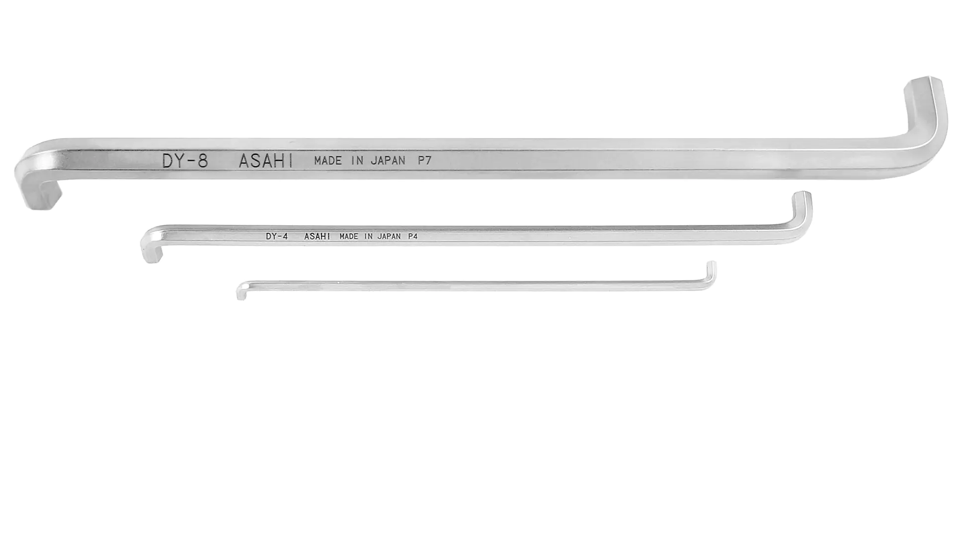 ASAHI angle wrench with two extra short arms