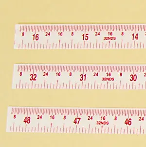 Replacement Tape Measures INCH Right to Left INCRA
