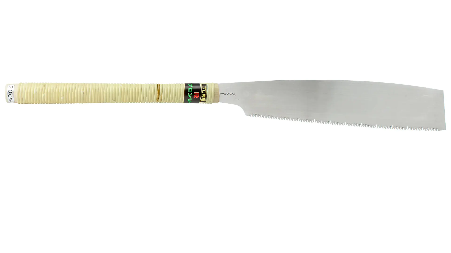Traditional Japanese Saw Kataba Blade 300 mm with curved tooth line crosscut ripcut diagonalcut HISHIKA