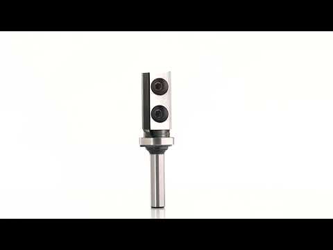 Insert Trimming Cutters with Upper Ball Bearing D=19mm B=30mm L=70mm Z=2 S=8mm KLEIN