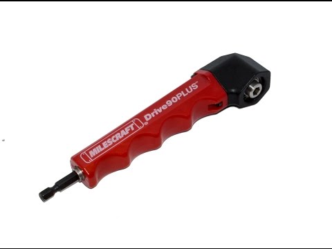 Drive90PLUS™ - angle screwdriver and drill attachment MILESCRAFT