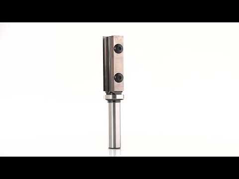Insert Trimming Cutters with Ball Bearing D=19mm B=30mm L=70mm Z=2 S=12mm KLEIN