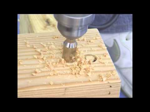 Plug Cutter 8 mm and Countersink Drill 3-8 mm