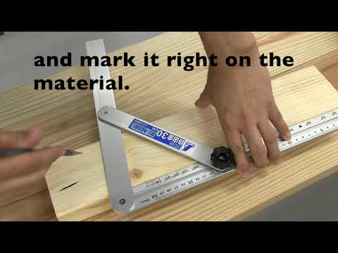 Aluminium Sliding Bevel 15cm SHINWA