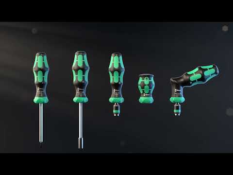 838 RA-R L ratcheting screwdriver with Rapidaptor quick-release chuck WERA